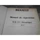 Renault Espace 1 J112 - Manuel de reparation mecanique MR271