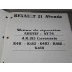 Renault R21 K48 Nevada - Manuel reparation Carrosserie MR292 - NT79