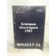 Renault R25 - 1987 - Manuel Shemas electrique NT8023