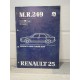 Renault R25 B29F V6 - Moteur Z / INJ.R - Manuel evolution NT1459