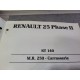 Renault R25 Phase 2 - Manuel Atelier Carrosserie Additif MR250 NT140