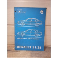 Renault R21 R25 - Manuel injection R - aide et diagnostic NT1176