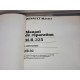 Renault Master 1982 - Manuel de reparation Carrosserie MR225