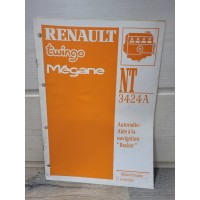 Renault Megane / Twingo - Manuel Autoradio Navigation BECKER NT3424