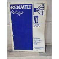 Renault Twingo 1995 - Manuel Schemas electrique NT8096
