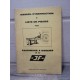 JF Faucheuse a Disques CM150 - Manuel Instruction et Liste de Pieces Detachees
