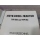 STEYR Tracteur Diesel 2 Cylindres Type 188 - Catalogue pieces detachees ALLEMAND
