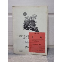 STEYR Tracteur Type 180a et 182 - Catalogue pieces detachees ALLEMAND