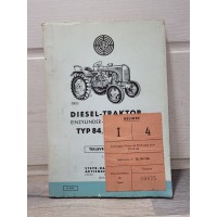 STEYR Tracteur diesel 15PS Type 80 et 80a - Catalogue pieces detachees ALLEMAND