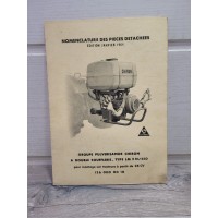Chiron Pulverisateur Atomiseur a soufflerie LM - Catalogue Pieces detachees