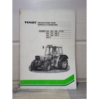 FENDT Tracteur 816 818 822 824 - Livret Entretien