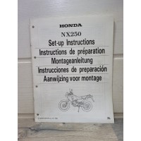 Honda XR400R -2000- Manuel Instructions de preparation