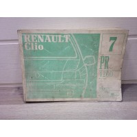 Renault Clio 1 Phase3 - Catalogue pieces detachees PR1285 1e edition