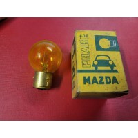 12V - 45W - BA21S - Ampoule de Phare Jaune - ancienne Voiture tracteur ou moto 