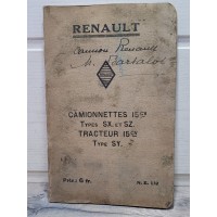 Renault Monasix Monastella - 1930 - Catalogue pieces detachees PR82