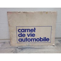 Carnet de Vie Automobile VIERGE - Edite par RENAULT 1981