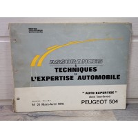 Peugeot 504 - 1970 - RTA 21 - Revue Auto Expertise Carrosserie - 2 EXEMPL