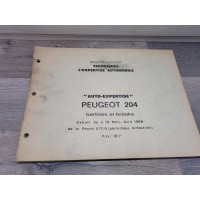 Peugeot 204 Berline et Break - RTA 10 - 1968 - Revue Technique Expertise
