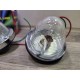 Jeu de 2 Feu recul / veilleuse ou autre - Diam 69mm - Vitre en Verre