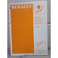 Renault Safrane  - Manuel reparation AirBag et Ceintures SRP - 1998
