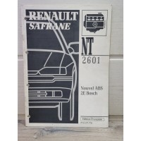 Renault Safrane B54J - Manuel Particularites Vehicules NT2265