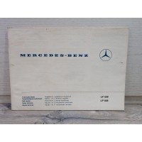 Mercedes 220b - 1963 - Manuel catalogue Piece detachees