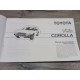 Toyota Corolla Berline Coupé - 1987 - Manuel du Proprietaire Conduite et Entretien