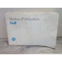 VW Golf - 1985 - Manuel Notice Entretien