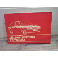 Austin Maestro Special City Mayfair 1.3 1.6 - 1985 - Manuel Utilisation et Entretien