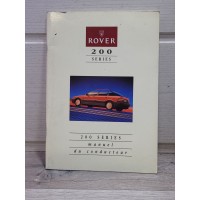 Rover 216 gsi 16v - 1989 - Manuel du Conducteur