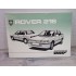 Rover 216 - 1985 - Manuel du Conducteur