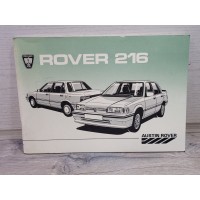 Rover 216 gsi 16v - 1989 - Manuel du Conducteur