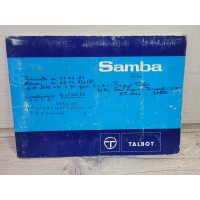 Talbot Samba LS GL GLS - 1981 - Notice Manuel Entretien et Utilisation