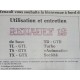 Renault R18 Berline et Break  - 1981 - Manuel Notice Conduite et entretien NE441