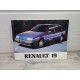 Renault R19 Chamade - 1989 - Manuel Notice Conduite et entretien NE536