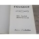Peugeot 404 L Familiale / U6 Commerciale - 1963 - Manuel Notice Entretien 601B