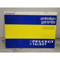 Peugeot Essence - Carnet Entretien - 1980 - DAV2661