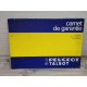 Peugeot Talbot Diesel - Carnet Entretien et Garantie Vierge - 1983 - 007150 - G51775580