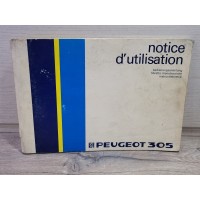 Peugeot 305 Berline GL GR SR - 07/1979 - Manuel Notice Utilisation et Entretien