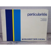 Peugeot 505 Diesel Berline et Break - 01/1986 - Manuel Notice Utilisation DAV3526