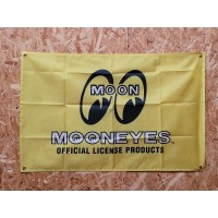 Drapeau Mooneyes Combi Split Vintage 60x90cm - Idéal Déco Garage Loft ou autre