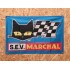 Drapeau "Sev Marchal" Vintage 60x90cm - Idéal Déco Garage Loft ou autre