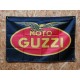 Drapeau "Moto Guzzi" Vintage 60x90cm - Idéal Déco Garage Loft ou autre