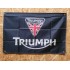 Drapeau "Triumph" Vintage 60x90cm - Idéal Déco Garage Loft ou autre