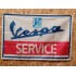 Drapeau "Vespa Service" Vintage 60x90cm - Idéal Déco Garage Loft ou autre