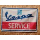 Drapeau "Vespa Service" Vintage 60x90cm - Idéal Déco Garage Loft ou autre