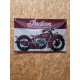Drapeau "Indian Motorcycles" Vintage 60x90cm - Idéal Déco Garage Loft ou autre