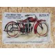 Drapeau "Indian Twin 1916" Vintage 60x90cm - Idéal Déco Garage Loft ou autre