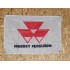 Drapeau "Massey Ferguson Blanc" Vintage 60x90cm - Idéal Déco Garage Loft ou autre