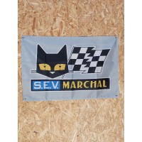 Drapeau "Sev Marchal" Vintage 60x90cm - Idéal Déco Garage Loft ou autre